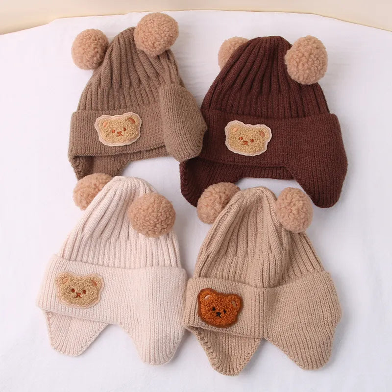 Winter Baby Bear Cap