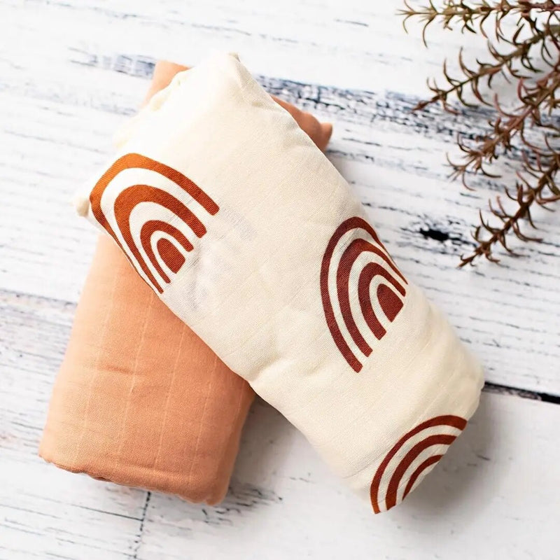 Newborn Muslin Wrap Bamboo Cotton Blankets