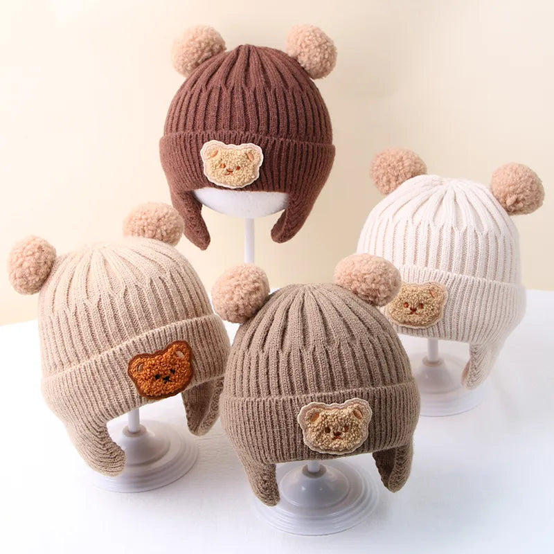 Winter Baby Bear Cap