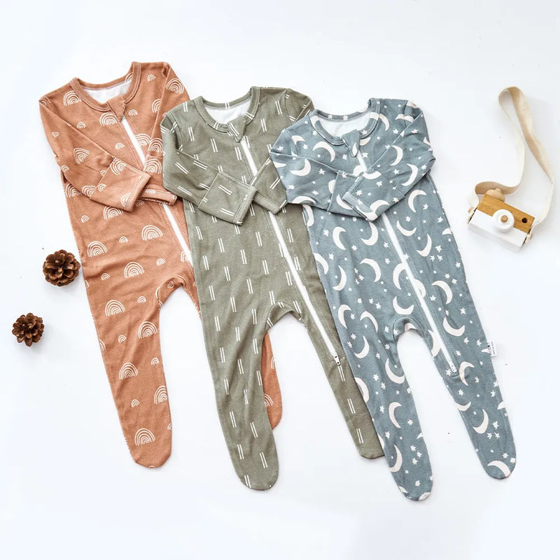 Baby Romper/Jumpsuit Pyjamas Bamboo Cotton