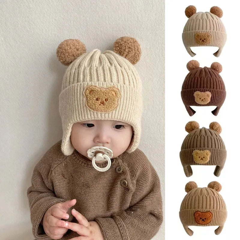 Winter Baby Bear Cap