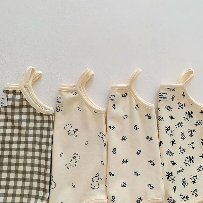 Summer Baby Bodysuits Organic Cotton