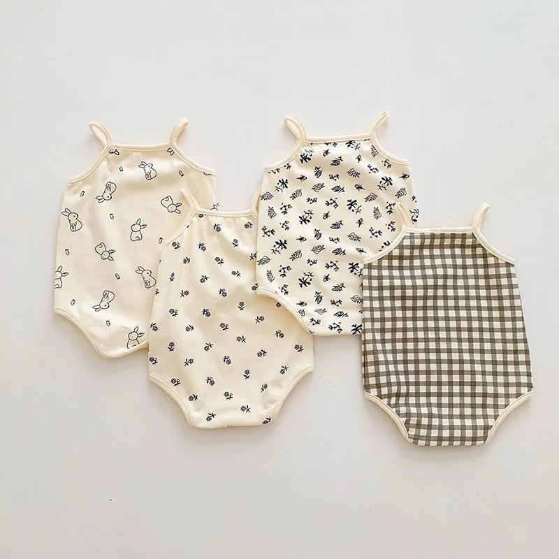 Summer Baby Bodysuits Organic Cotton